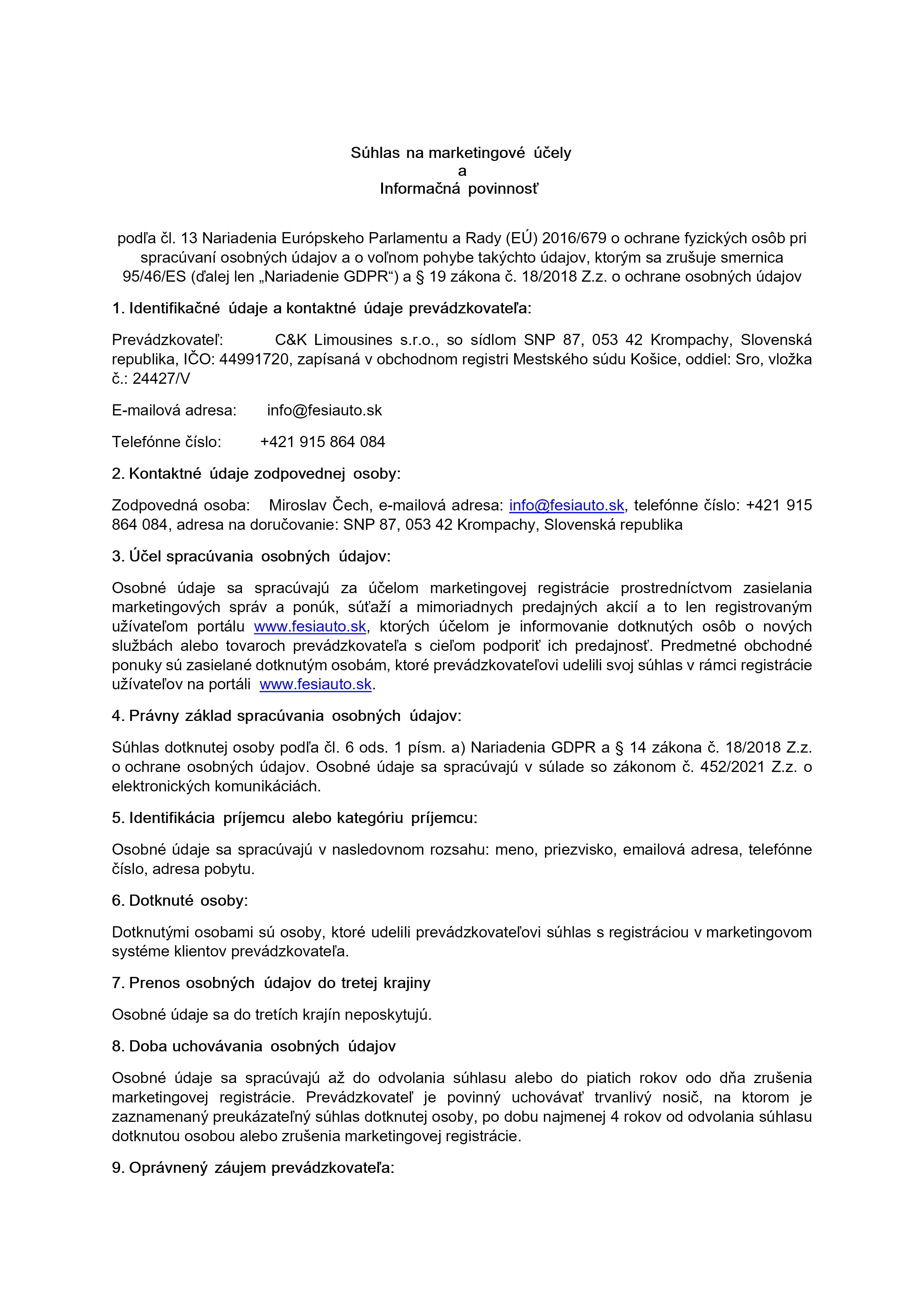Súhlas so spracovaním osobných údajov - registrácia a marketing www.fesiauto.sk marketing súhlas (1)